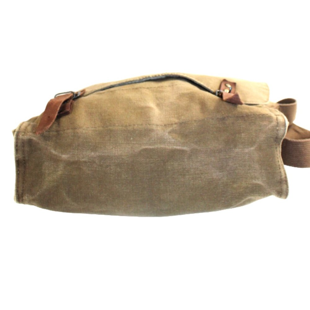 Rothco Desert Drab Heavyweight Canvas Leather Accent Cross Body Messenge… - Picture 6 of 11